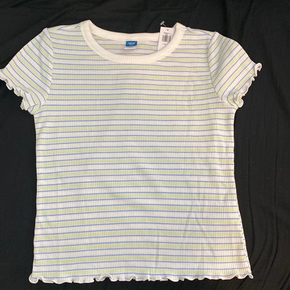 Girls Lettuce Edge Tee